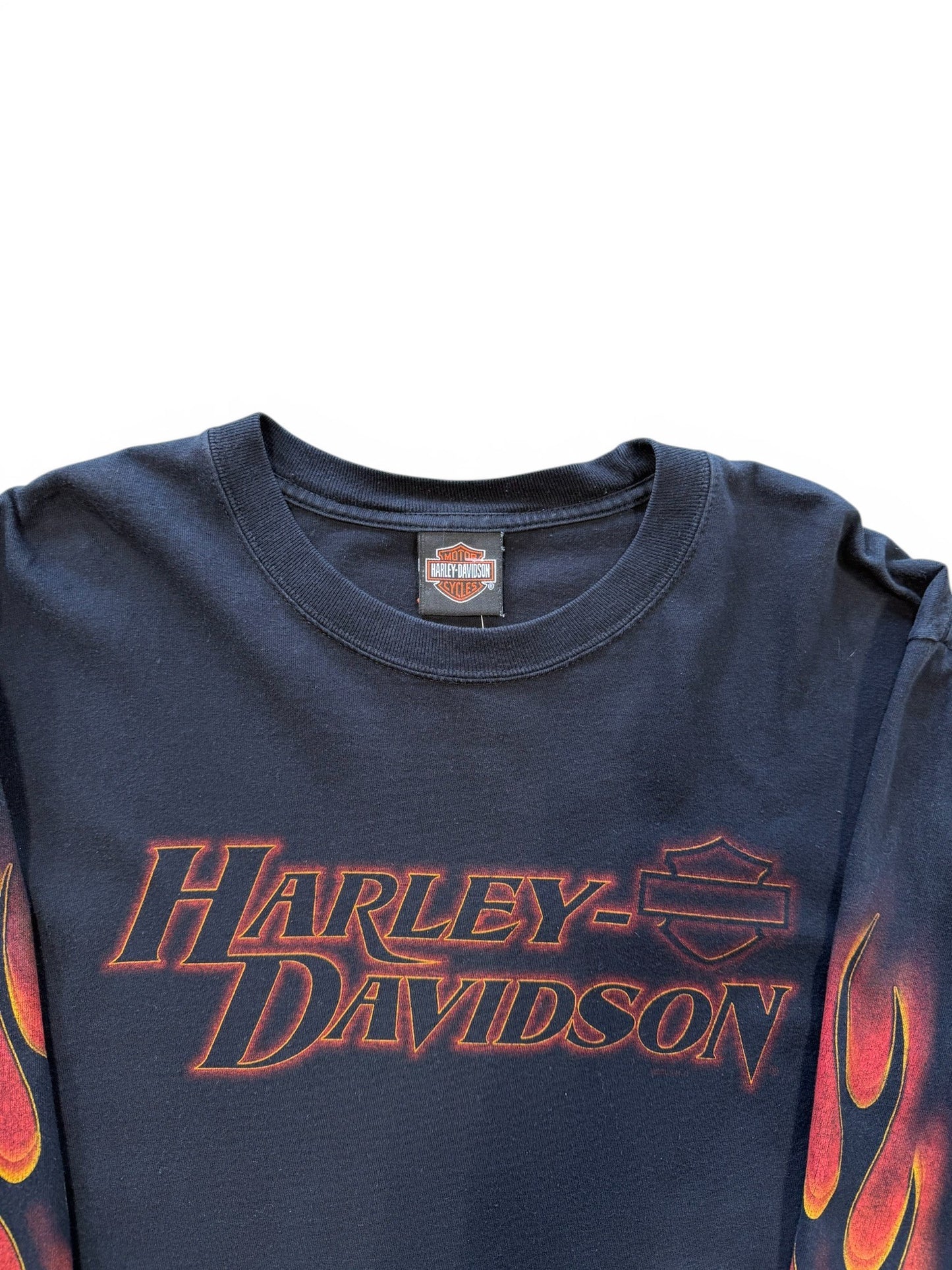 (XL) Vintage 2006 Harley Davidson Flame Kegel LS Shirt