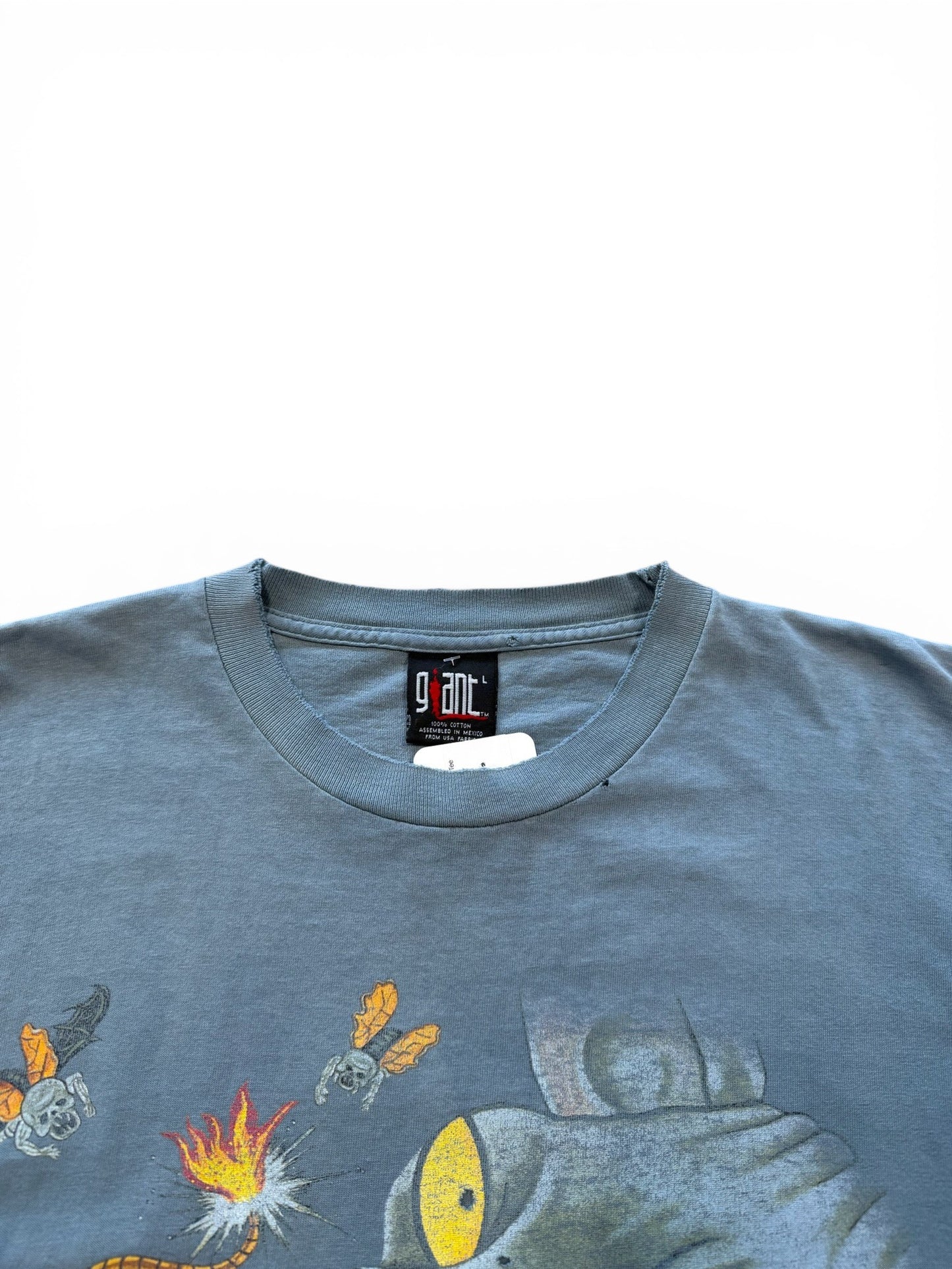 (L) Vintage 1997 Aerosmith Nine Lives Distressed Tour Tee