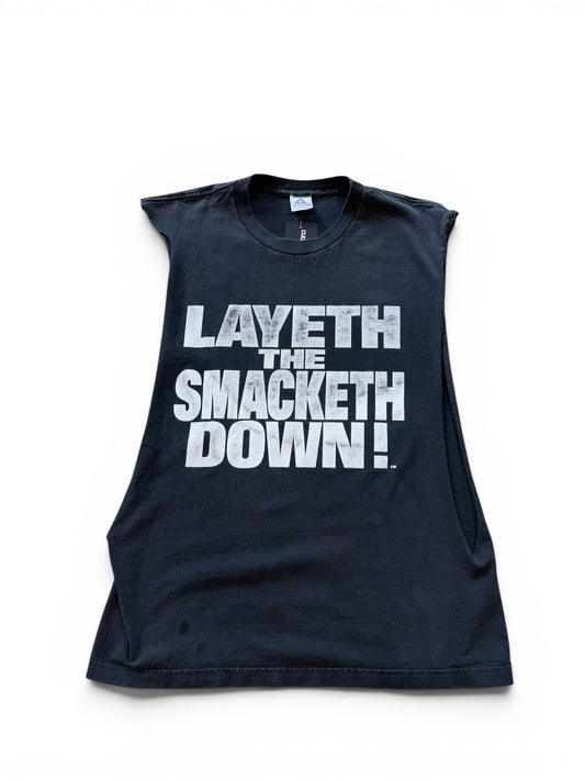 (L) Vintage 1998 WWF The Rock Candyass Cutoff Tee