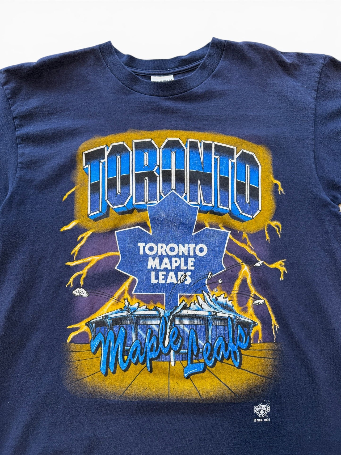 (XL) Vintage 1994 Toronto Maple Leafs Lightning T-Shirt