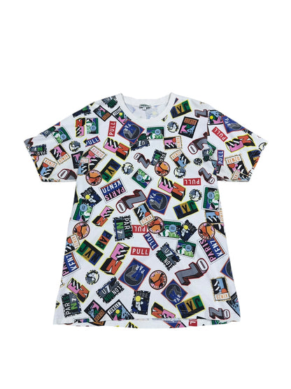 Kenzo Stamps All Over Print Tee Sz L
