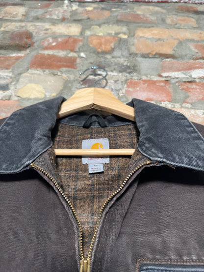 Vtg Carhartt Detroit Jacket Brown Sz XL