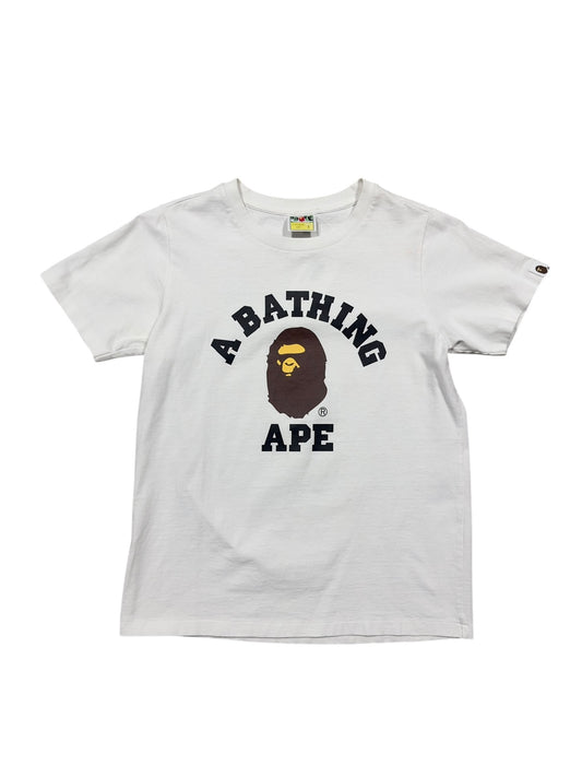 Bape ABC White Tee Sz S