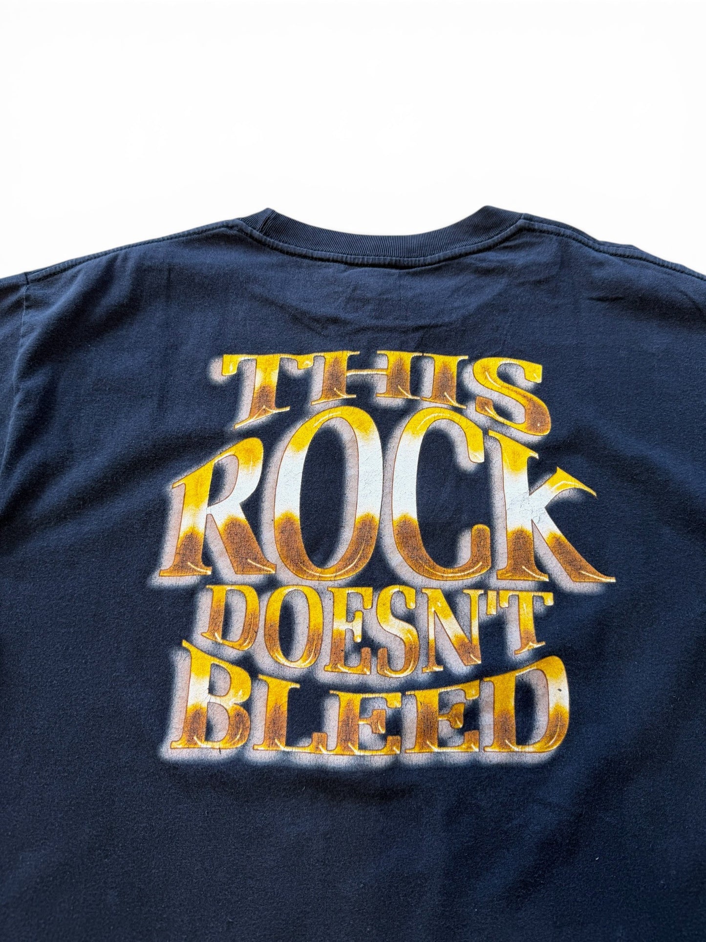 (L) Vintage 1998 WWF The Rock Know Your Role T-Shirt