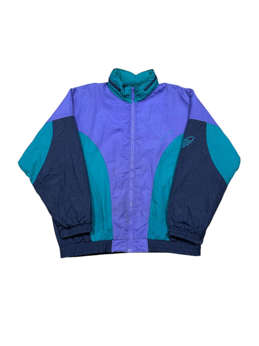 90s Adidas Zip Up Puffer Jacket Sz XL