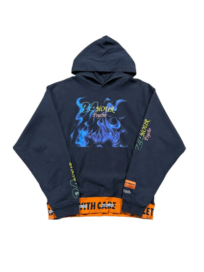 Heron Preston 24 Hour Psyco Hoodie Sz L