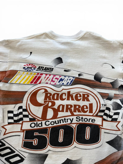 (M) Vintage 2000 NASCAR Cracker Barrel AOP T-Shirt