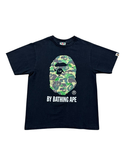 Bape Green Camo Ape Tee Black Sz M