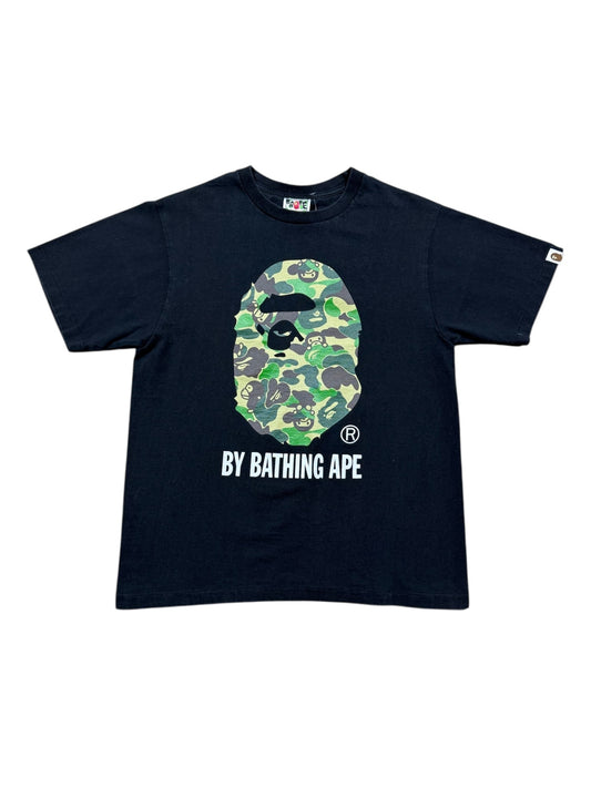 Bape Green Camo Ape Tee Black Sz M