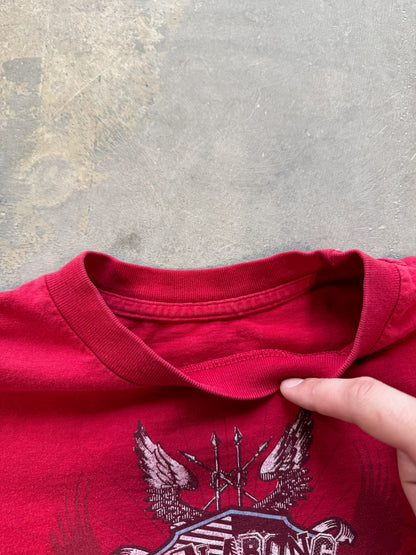 (M) Y2K Billabong Surf T-Shirt Red