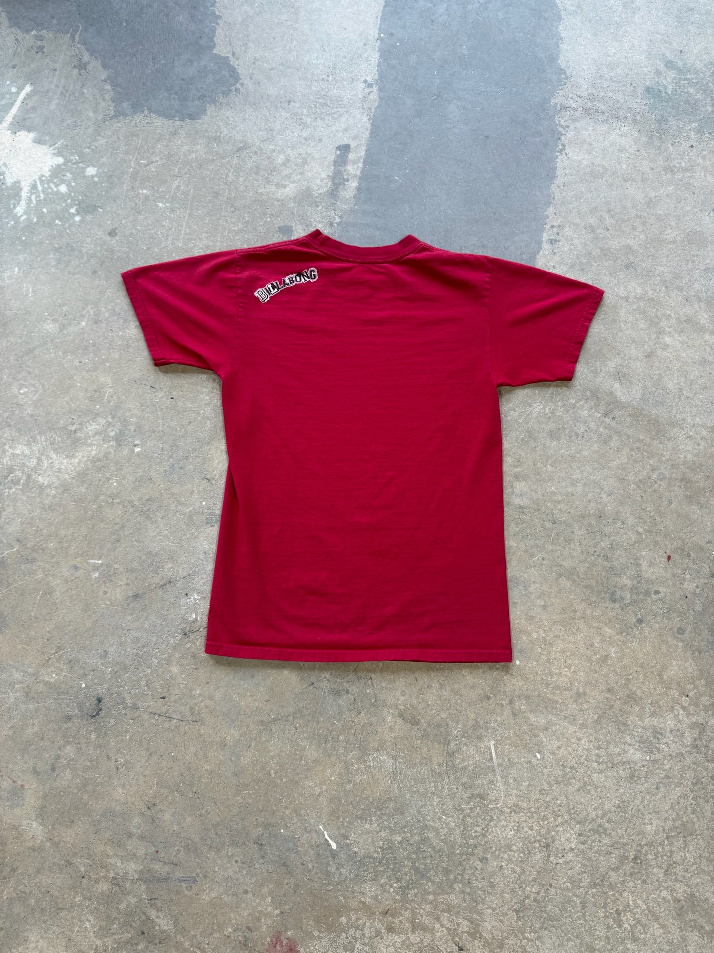 (M) Y2K Billabong Surf T-Shirt Red