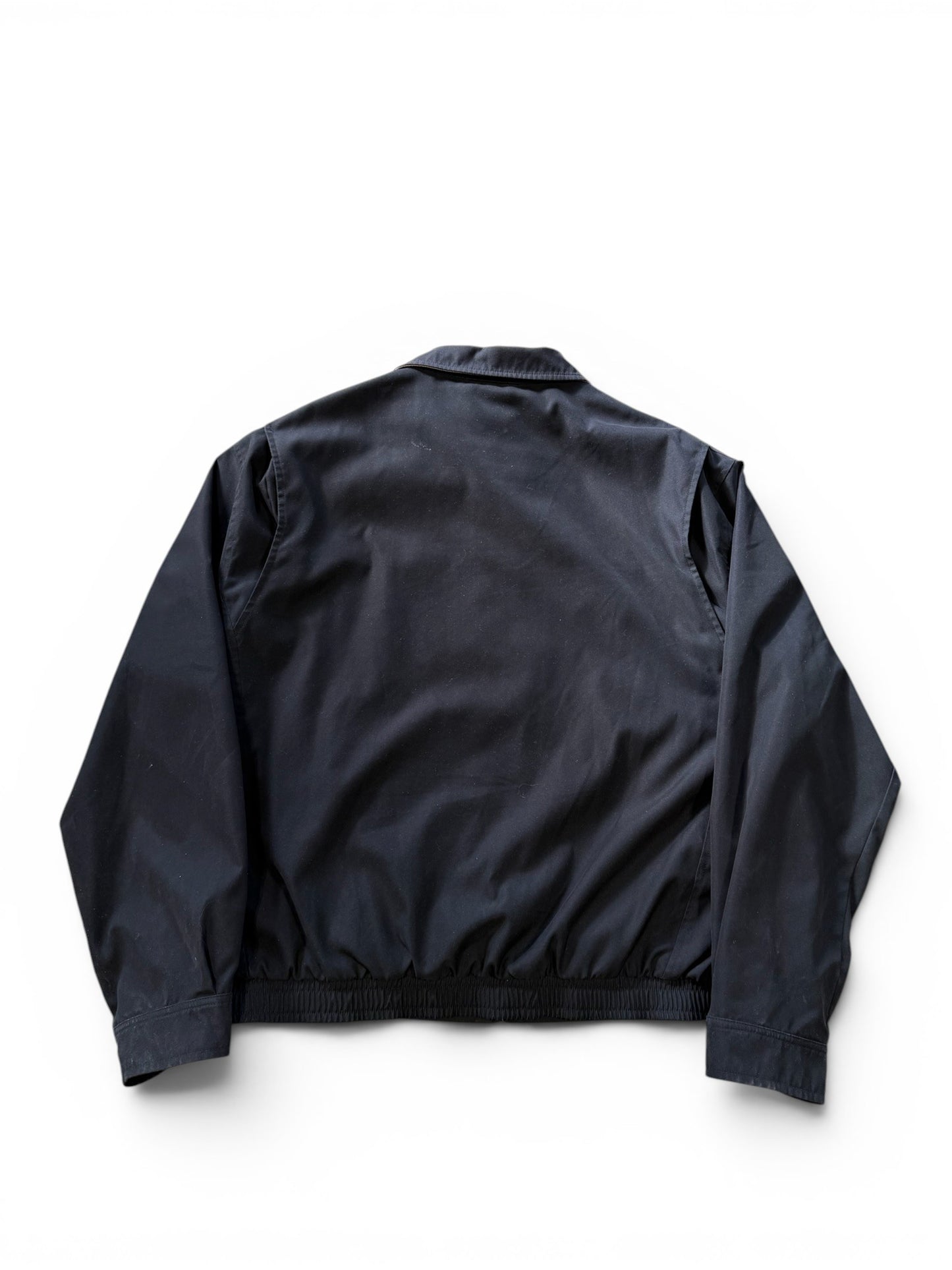 (XL) Vintage 90s Ralph Lauren Polo Black Lined Harrington Jacket
