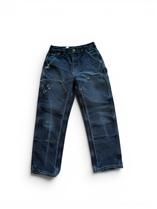 (30W) Vintage 90s Carhartt Black Double Knees