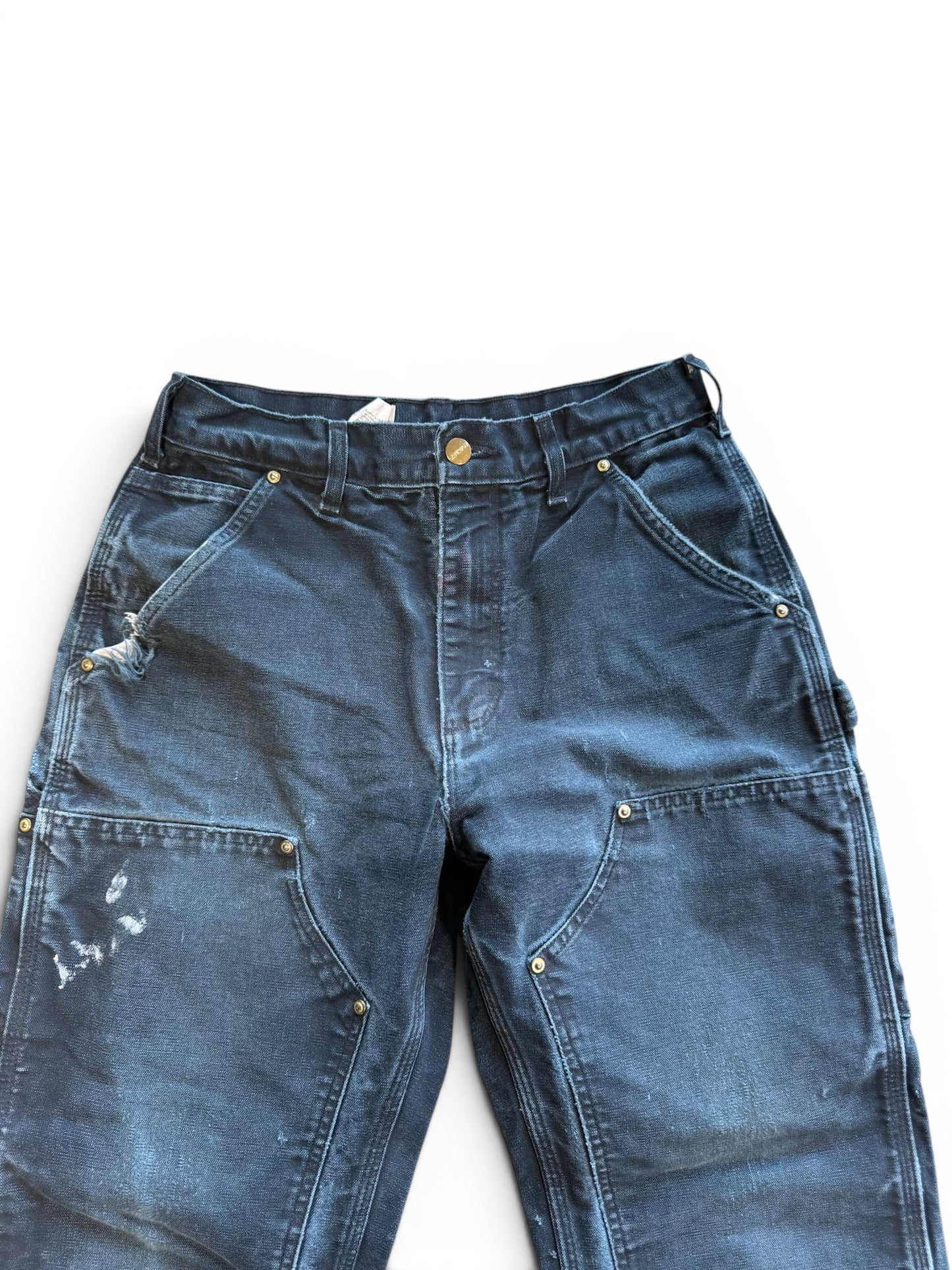 (30W) Vintage 90s Carhartt Black Double Knees