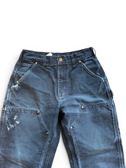 (30W) Vintage 90s Carhartt Black Double Knees