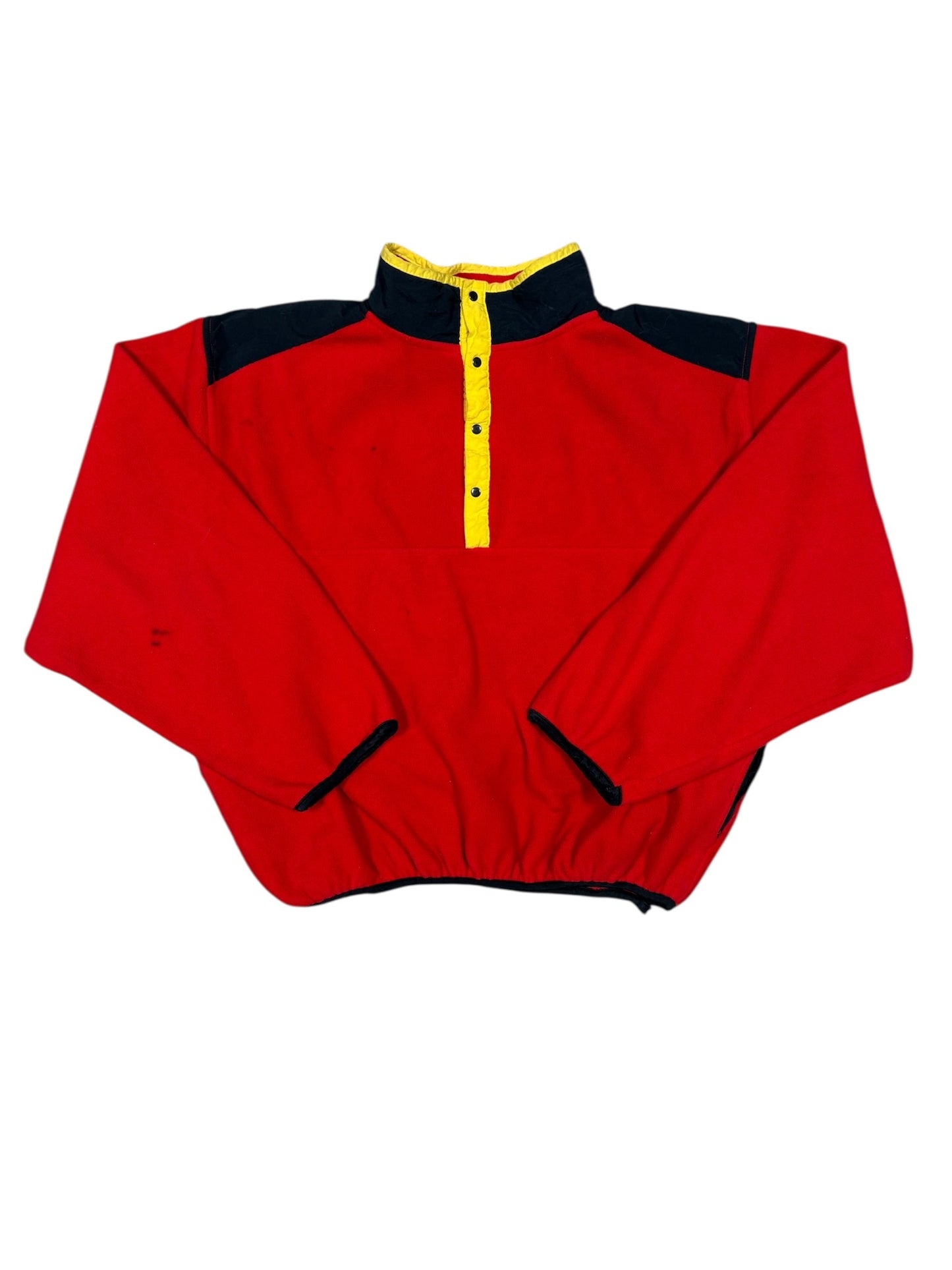 90s Marlboro Button Up Fleece Red Sz L
