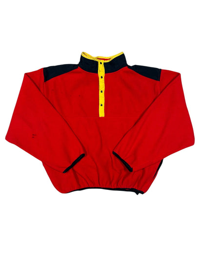 90s Marlboro Button Up Fleece Red Sz L