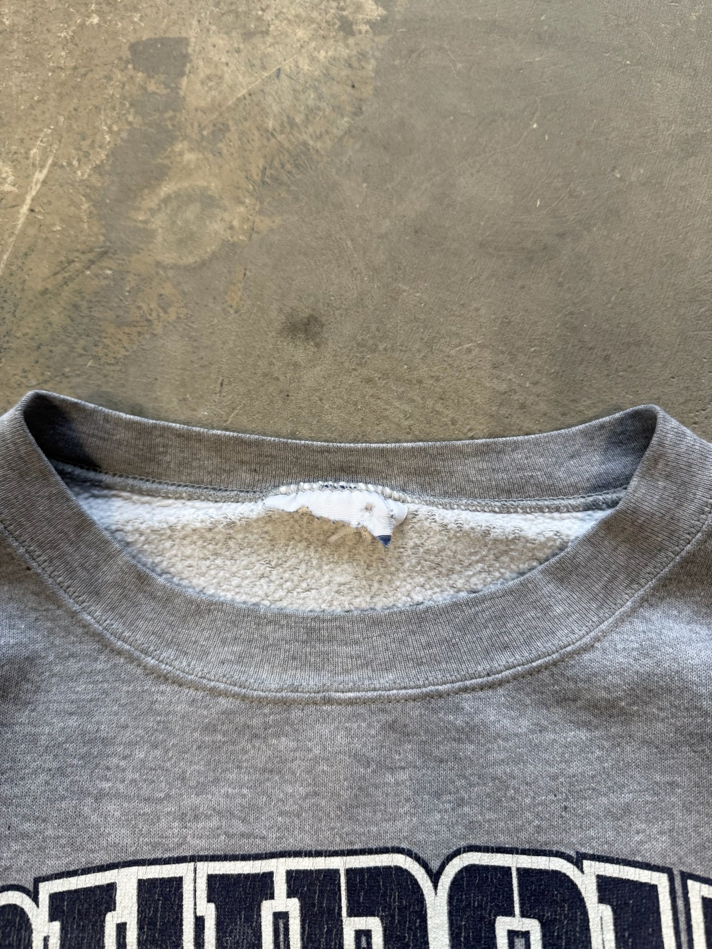 (L) Vtg Dallas Cowboys NFL Crewneck Grey