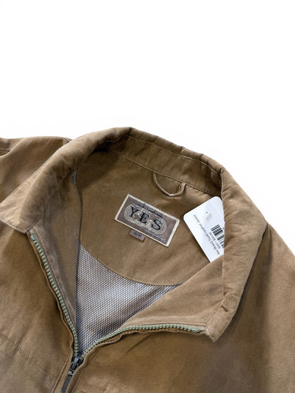 (M) Vintage Yes Brand Sued Leather Jacket