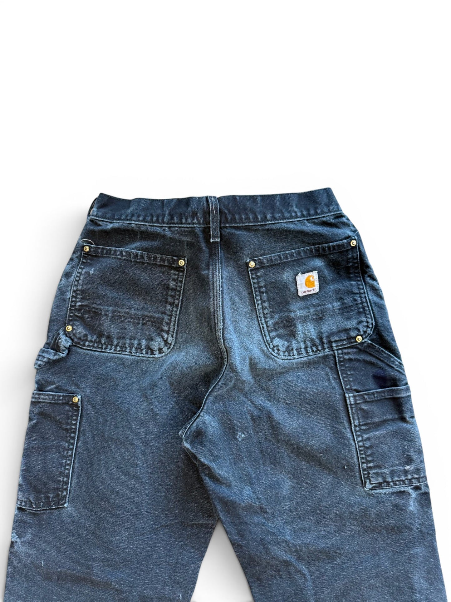 (30W) Vintage 90s Carhartt Black Double Knees