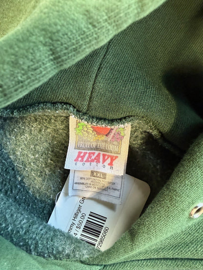 (XXL) Vintage 90s Tommy Hilfiger Green Hoodie