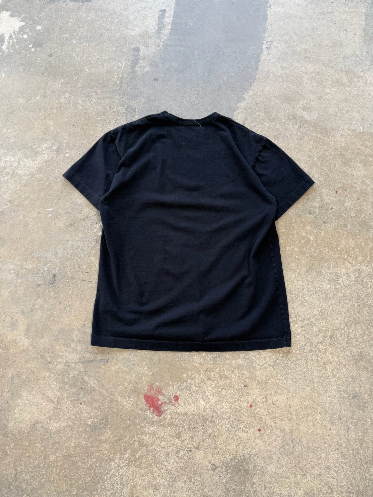 (XXL) CDG Gold Heart Black T-Shirt