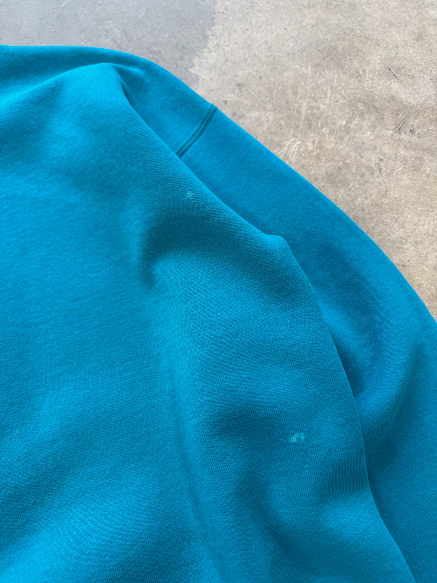 (XL) Vtg Lee Heavyweight Teal Blank Crewneck
