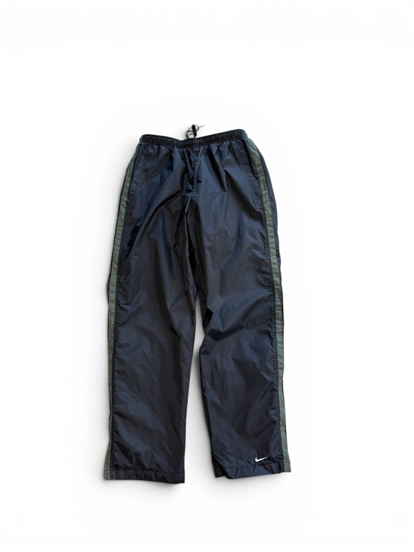 (M) Vintage Nike Green Stripe Track Pants