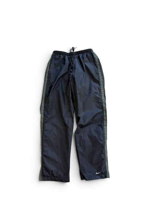 (M) Vintage Nike Green Stripe Track Pants