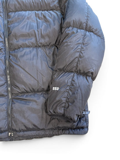 (XL) The North Face 550 Black Puffer Jacket