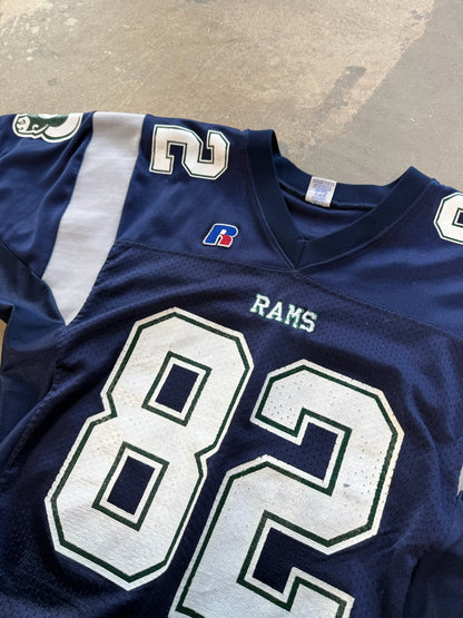 (L) 90s LA Rams Russell Cropped Football Jersey