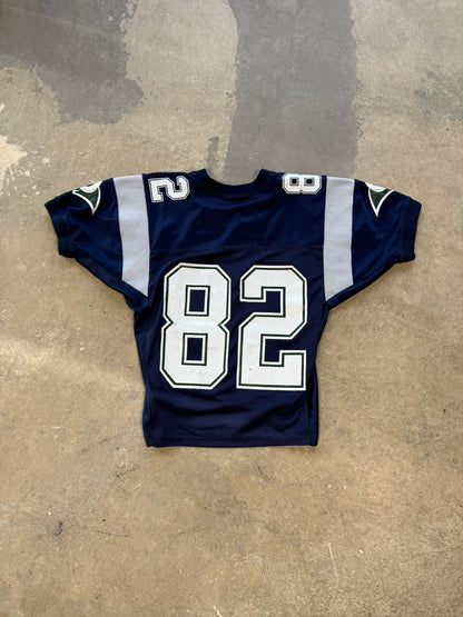 (L) 90s LA Rams Russell Cropped Football Jersey