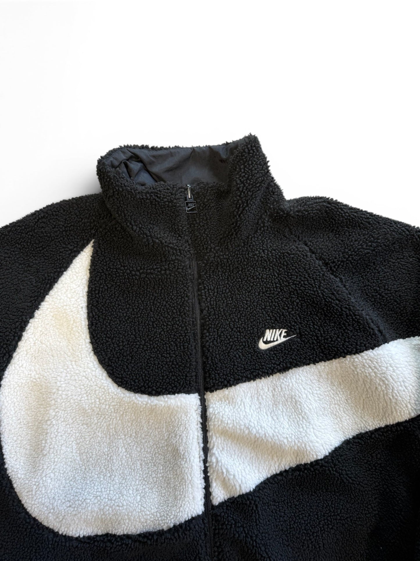 (XL) Nike Big Swoosh Reversible Boa Fleece Jacket