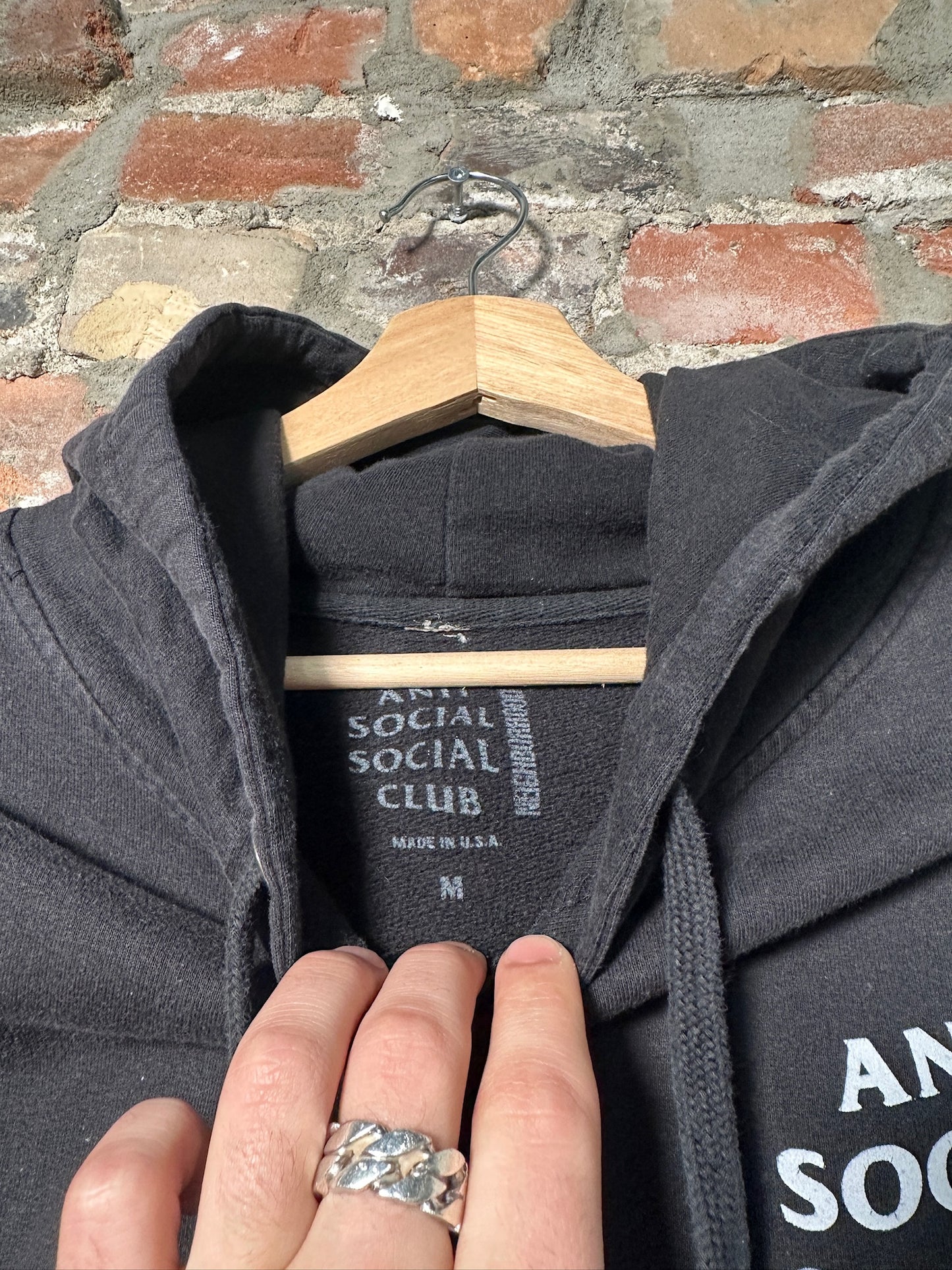 Anti Social Social Club x Neighborhood Hoodie Sz M
