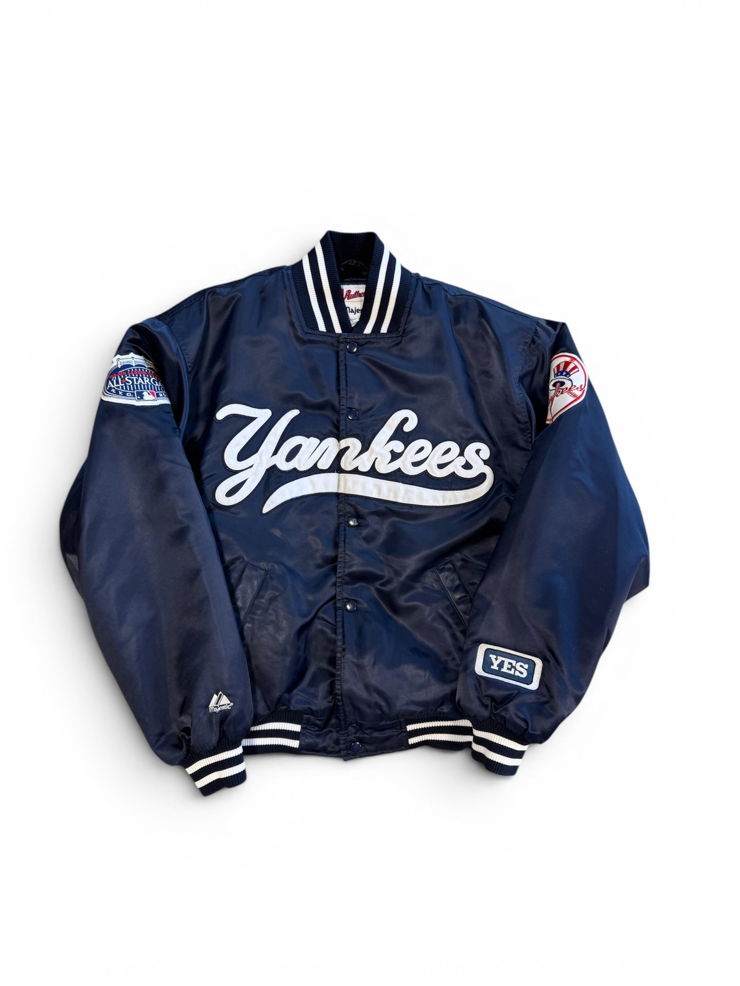 (M) Vintage 2008 New York Yankees Majestic Bomber Jacket
