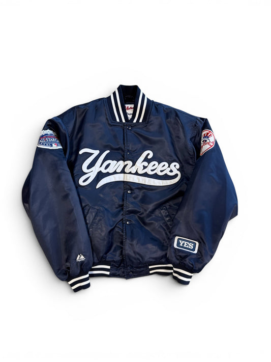 (M) Vintage 2008 New York Yankees Majestic Bomber Jacket