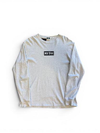 (M) Kith New York Box Logo Long Sleeve Shirt