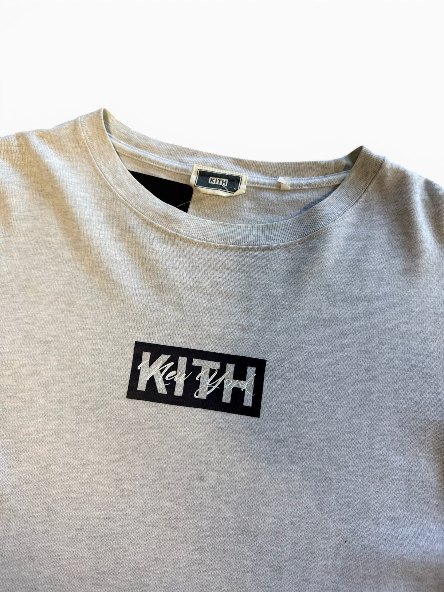 (M) Kith New York Box Logo Long Sleeve Shirt