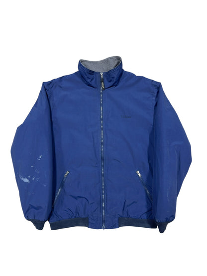90s L.L. Bean Zip-Up Jacket Navy Sz L