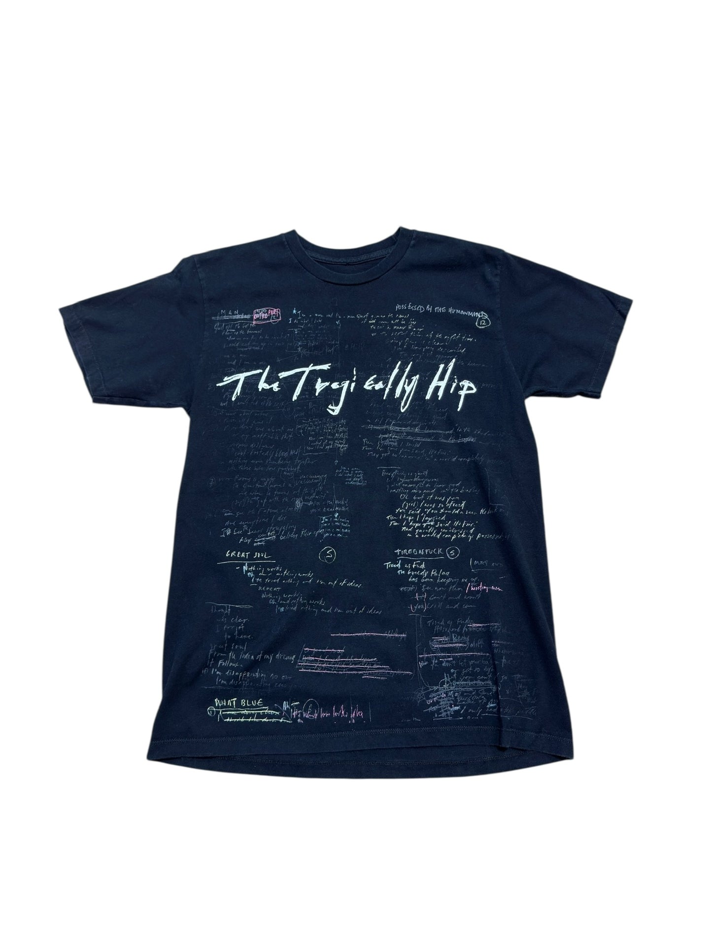 Vtg The Tragically Hip Man Machine Poem Tee Sz M