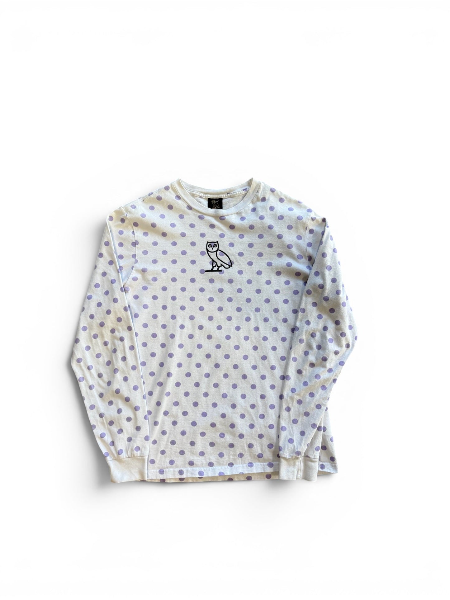 (S) OVO Polka Dot Long Sleeve Shirt