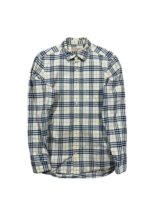 Burberry Button-Up Plaid Shirt Sz S