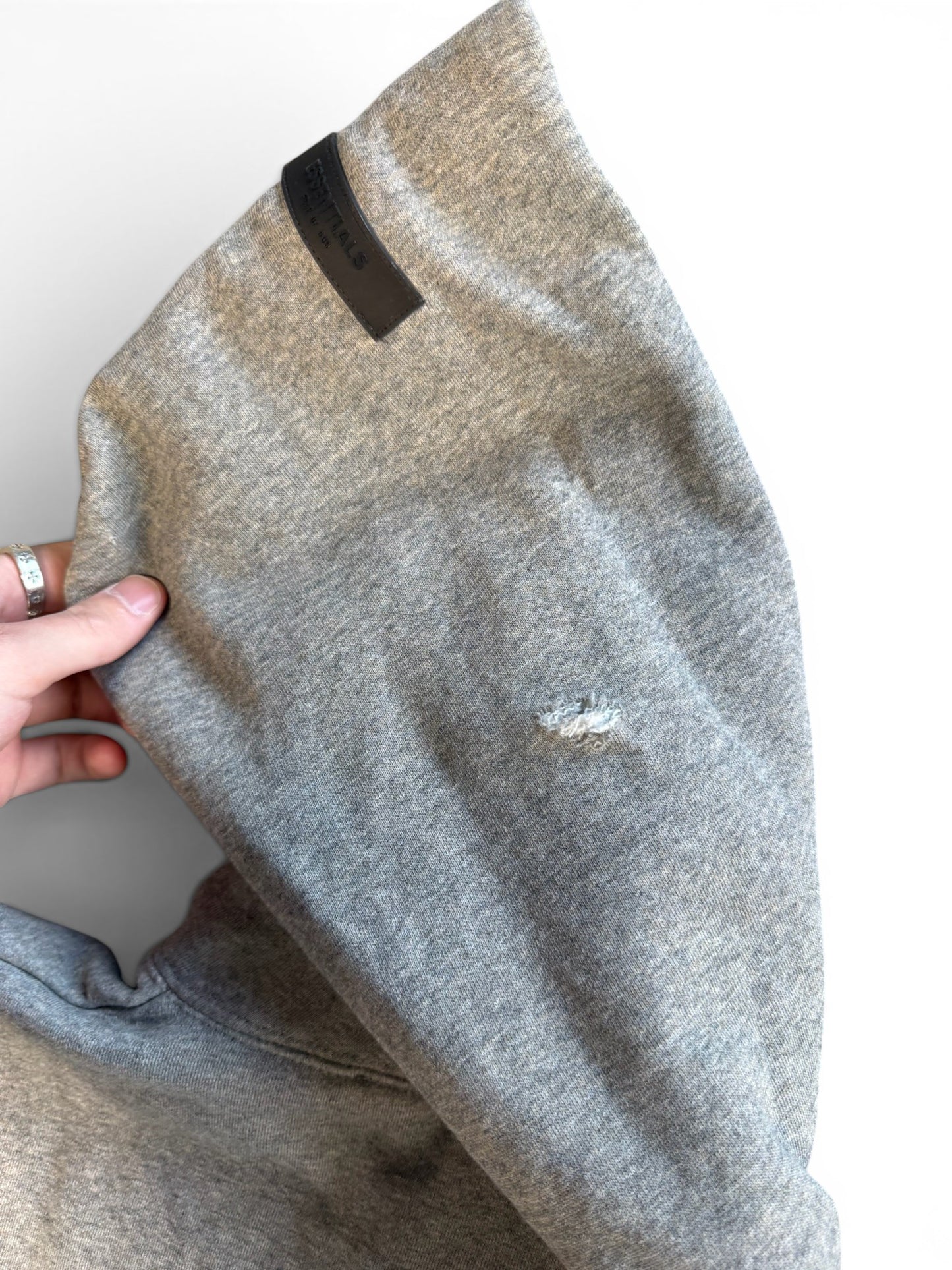 (XS) Essentials FOG Dark Oatmeal Hoodie