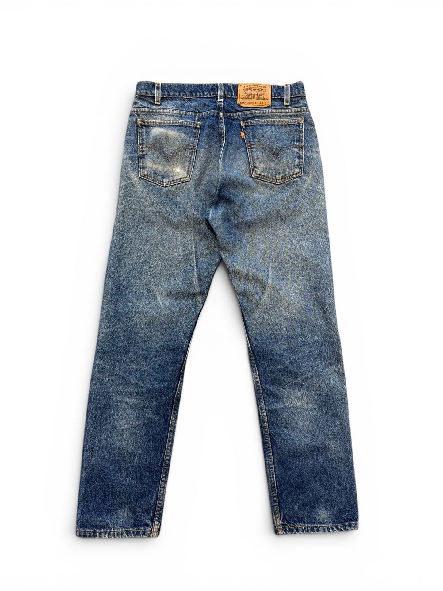 (34 Waist) Vintage 90s Levi's Orange Tab Jeans