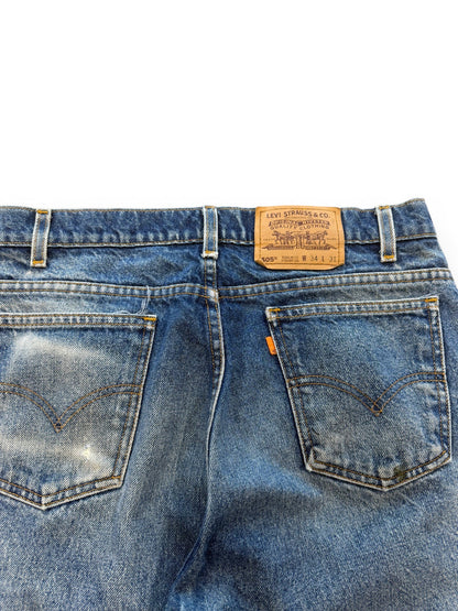 (34 Waist) Vintage 90s Levi's Orange Tab Jeans