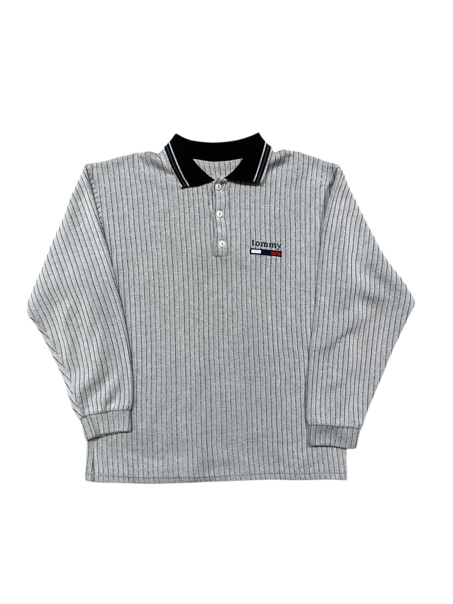 Y2K Tommy Hilfigure Long Sleeve Shirt Sz L