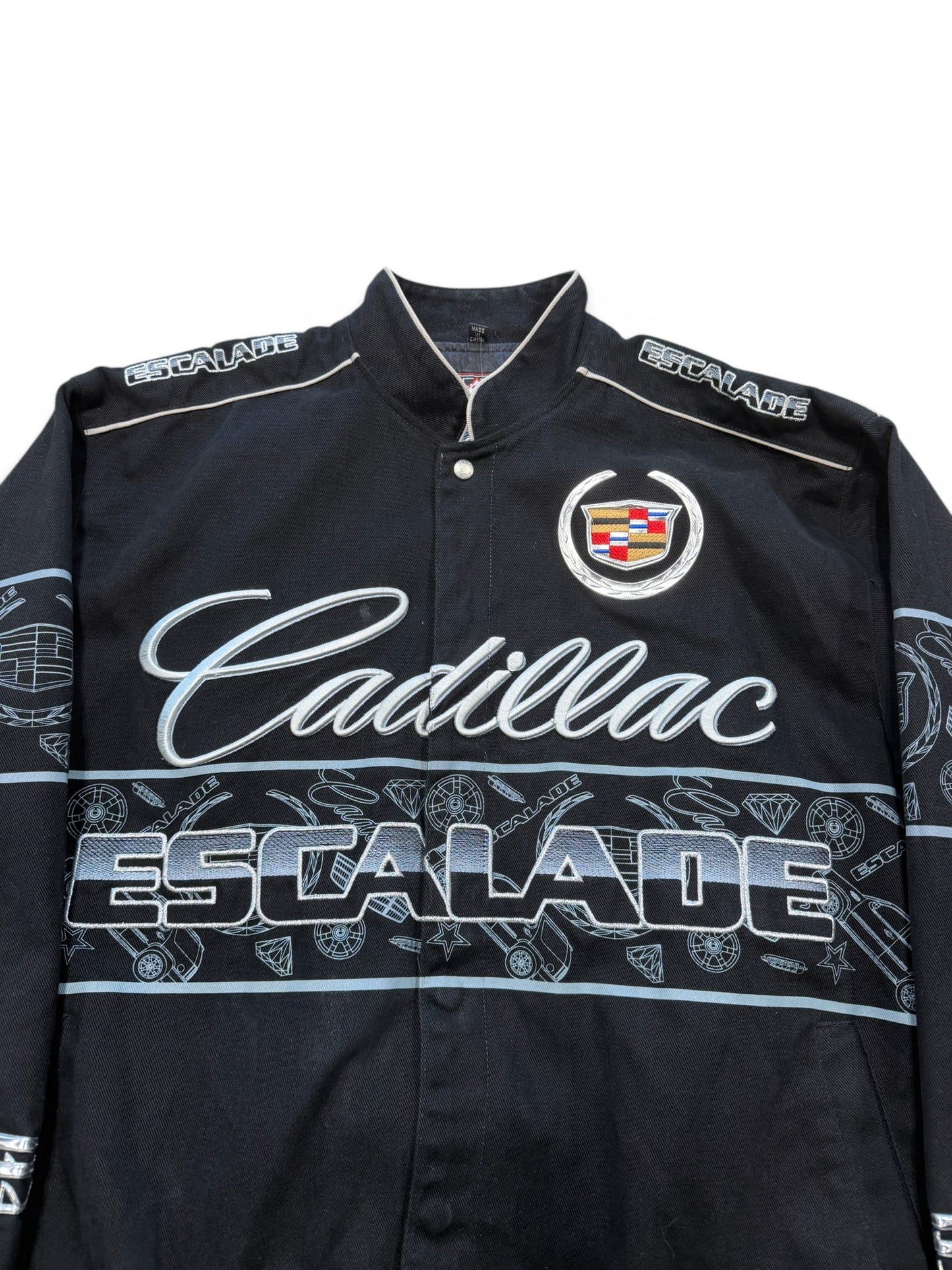 (XXL) Vintage Cadillac Escalade Jeff Hamilton Racing Jacket