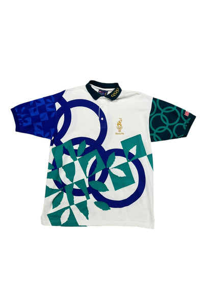 96" Atlanta USA Olympics Polo Shirt Sz L