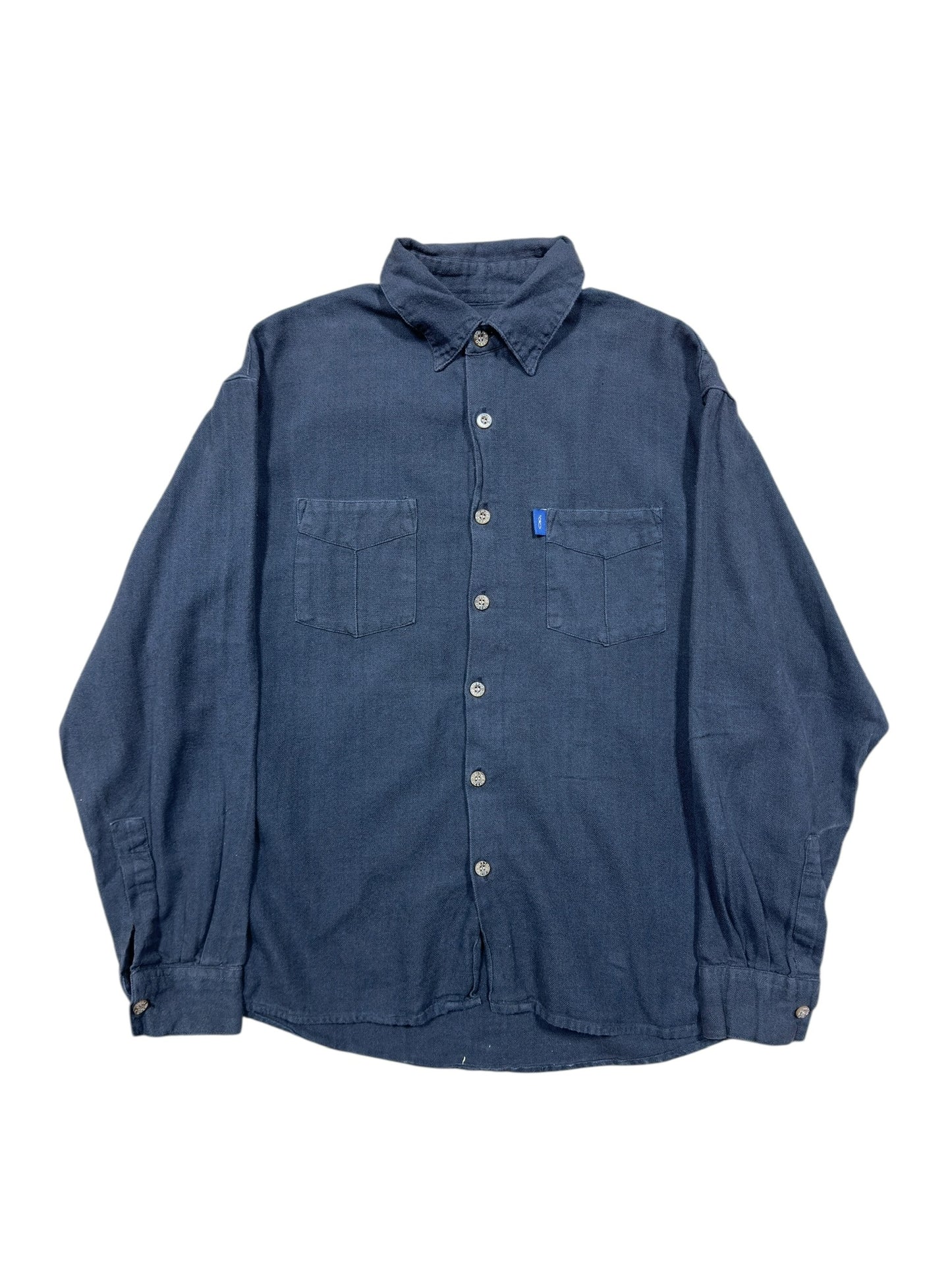 Y2K Ocean Pacific Button-Up Shirt Sz L