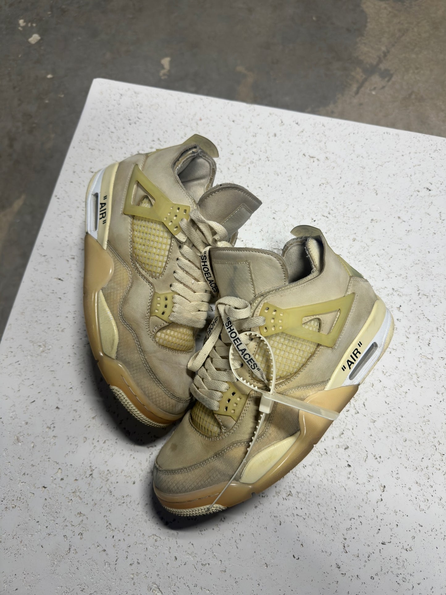 Jordan 4 Off White Sail Sz 8.5M/10W